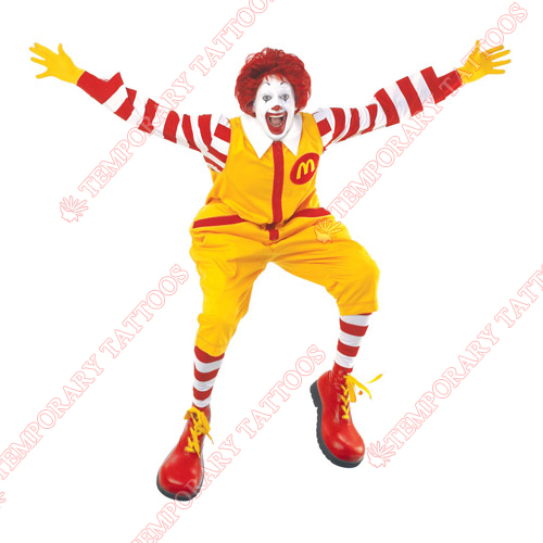 McDonalds Customize Temporary Tattoos Stickers NO.5571